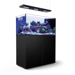 Aquarium eau de mer avec un meuble coloris noir Reefer™ Peninsula Deluxe P500 Red Sea - 125 x 60 x 160 cm