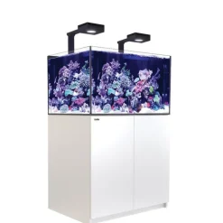 Aquarium eau de mer avec un meuble coloris blanc Reefer™ Deluxe XL 300 Red Sea - 90 x 57,5 x 142 cm