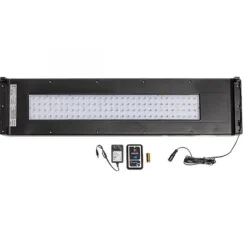 Aquarium noir avec couvercle éclairé et télécommande - SUPERFISH Home 80/85 - 80 cm