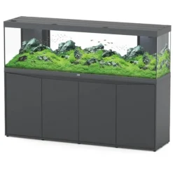 Aquarium tout équipé gris anthracite mat AQUATLANTIS AQUARIUM Splendid 200 - 604L