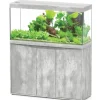 Aquarium tout équipé, gris béton, AQUATLANTIS AQUARIUM Splendid 120 - 293L