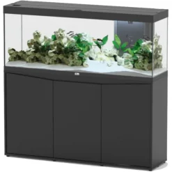 Aquarium tout équipé, noir, AQUATLANTIS AQUARIUM Splendid 150 - 362L