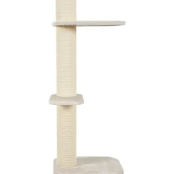 Arbre à chat avec griffoir coloris beige City Cat 3 Zolux - 114,8 cm