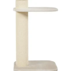 Arbre à chat avec griffoir coloris beige City Cat 2 Zolux - 97 cm