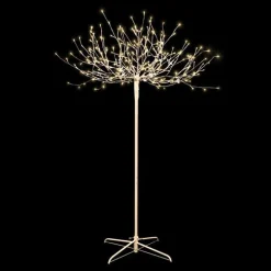 Arbre de lumière cuivre mat 300 LED blanc chaud Festilight - 1,85 m