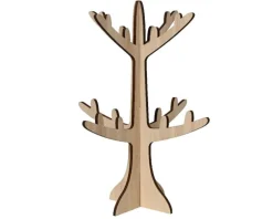 Arbre support pour suspensions en bois marron - Ø 22 x H 28 cm