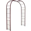 Arche Premium décor treillage en fer vieilli