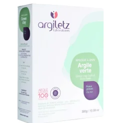 Argile verte naturelle ultra-ventilée en tube de 300 g