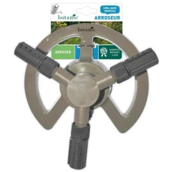 Arroseur en plastique 3 bras sur embase
