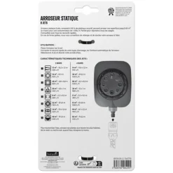 Arroseur statique 8 jets botanic® - Surface maximale d'arrosage de 69 m²