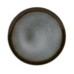 Assiette à dessert en grès Tindra coloris gris - Ø 20 cm