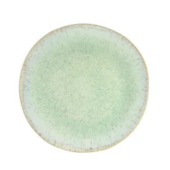 Assiette à dessert en grès réactif vert Aspen - Ø 22,5 cm