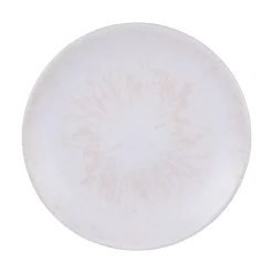 Assiette à dessert en grès beige Onyx - 21 cm