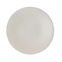 Assiette à dessert Vesuvio blanche en grès Ø 20,5 cm