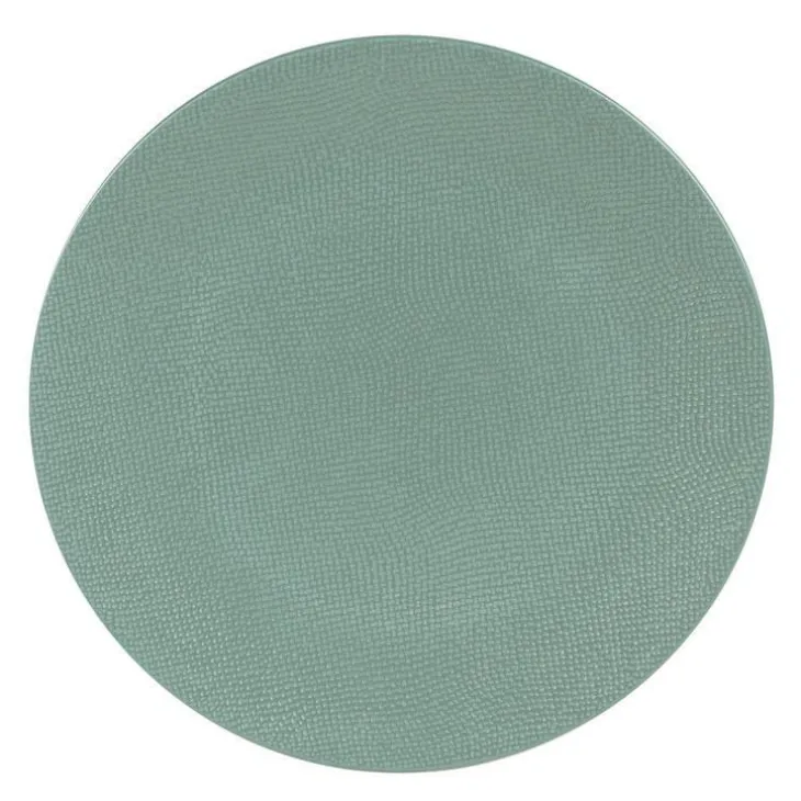 Assiette de présentation Vesuvio coloris bleu en grès - Ø 31 cm