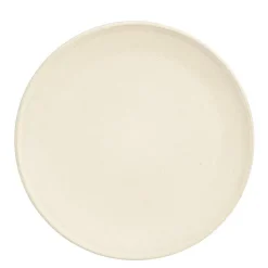 Assiette en grès crème Nika - Ø 27 cm