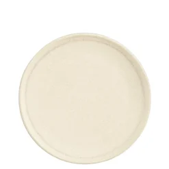 Assiette en grès crème Nika - Ø 22 cm