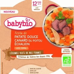Assiette festin de patates douces bio Babybio - 230 g