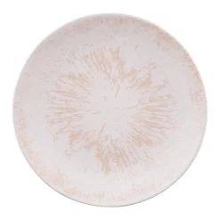 Assiette plate en grès beige Onyx - Ø 27 cm