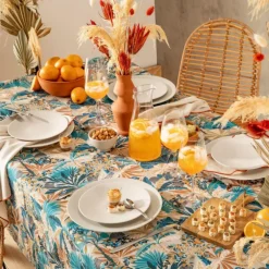 Assiette plate Vesuvio blanche en grès Ø 27 cm