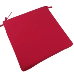 Assise de chaise Monte Carlo rouge Carmin en polyester