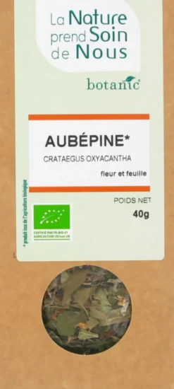 Aubépine fleur et feuille pour infusion