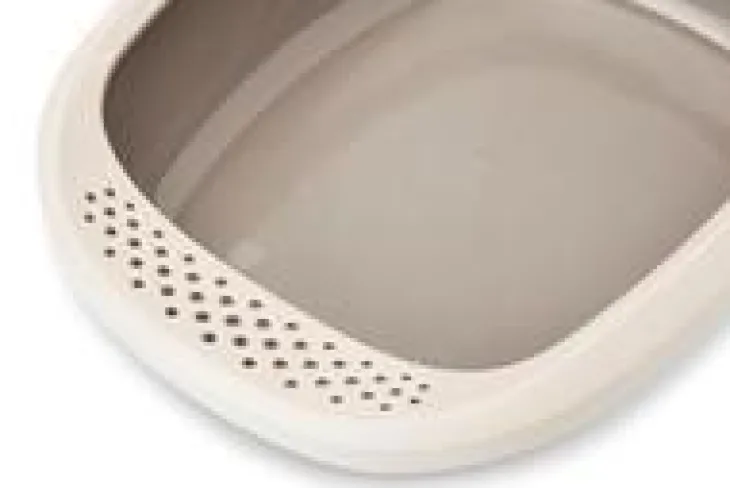 Bac à litière gris Savic Gizmo Happy Planet - Taille L