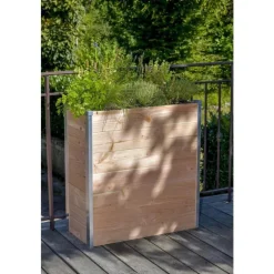 Bac de jardinage en bois Mon Petit Potager Bac O Design - 75 x 35 x 80 cm