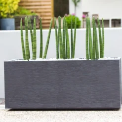 Bac Graphit gris anthracite L.100 x l.40 x H.40 cm