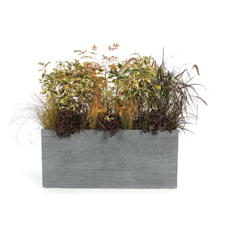 Bac rectangle Stream XXL coloris anthracite 112x54x50 cm