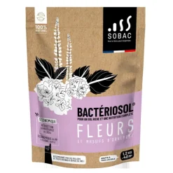 Bactériosol fleurs et massifs d'ornement 100 % naturel Sobac - 1,2 kg