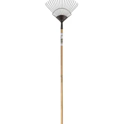 Balai à feuilles renforcé à fil rond botanic® - 140 cm