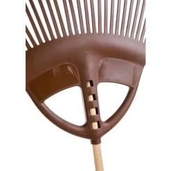 Balai à gazon extra large emmanché marron botanic® - 140 cm