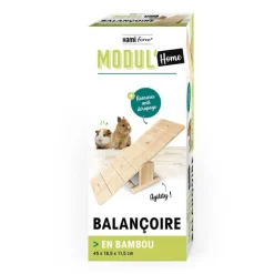 Balançoire pour rongeurs coloris bois Modul'home