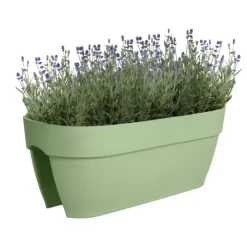 Balconnière en polypropylène vert pistache Elho Vibia Campana Flower Bridge - 59 x 26 x 22 cm