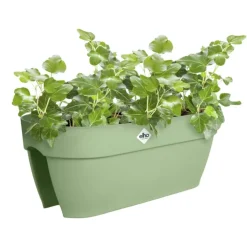 Balconnière en polypropylène vert pistache Elho Vibia Campana Flower Bridge - 59 x 26 x 22 cm