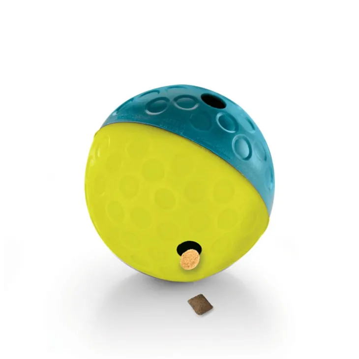 Balle distributeur de friandises pour chien coloris multicolore Nina Ottosson - Taille S/M