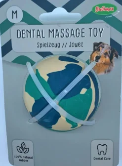 Balle pour chien en caoutchouc naturel coloris bleu Bubimex Ballee – Taille M