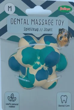 Balle pour chien en caoutchouc naturel coloris bleu Bubimex Beta – Taille M