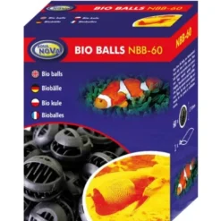Balles bio filtrantes AQUA NOVA - Boîte de 60 pièces