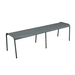 Banc de jardin 3 à 4 places coloris gris orage Monceau Fermob - 160 cm