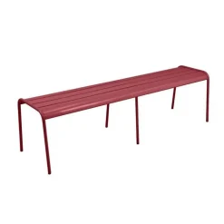 Banc de jardin 3 à 4 places coloris piment Monceau Fermob - 160 cm