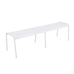 Banc de jardin 3 à 4 places coloris blanc coton Monceau Fermob - 160 cm