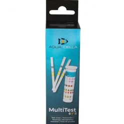 Bandelettes de test d'eau 6 en 1, AQUA DELLA Multi test - 50 unités