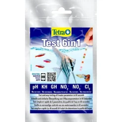 Bandelettes de tests d'eau 6 en 1, TETRA - pack de 10