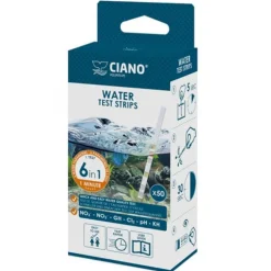 Bandes de test d'eau 6-en-1, CIANO - kit d'analyse rapide et précis