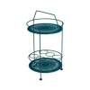 Bar portatif Fermob en acier coloris bleu acapulco Ø 40 cm