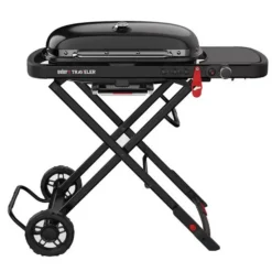 Barbecue à gaz noir Weber Traveler Stealth