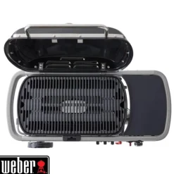 Barbecue à gaz noir Weber Traveler Stealth