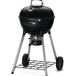 Barbecue au charbon Kettle Premium coloris noir en acier Napoleon - 112 x 50 x 93 cm